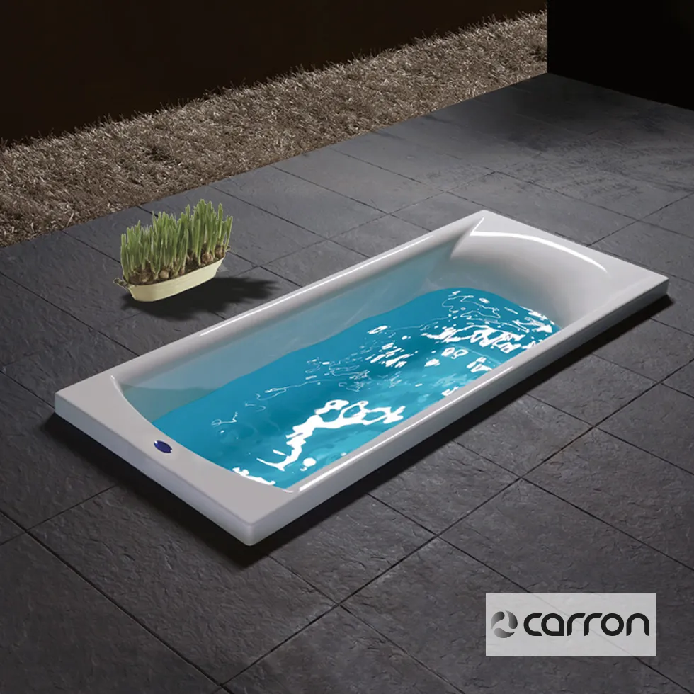 [400-426C] Μπανιέρα Ακρυλική Caronite DELTA 1600x700, Carron Bath White