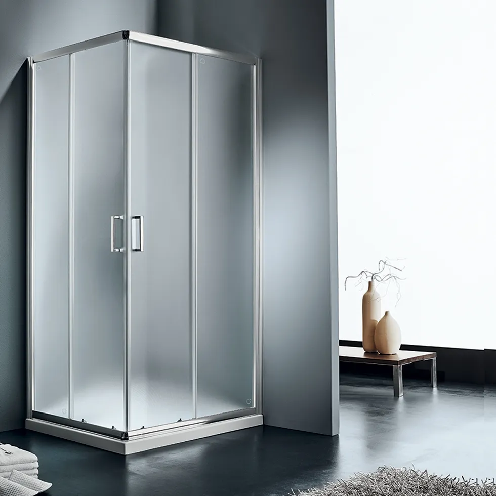 Καμπίνα ντουζιέρας Γωνιακής Εισόδου Corner Entry 70x70 (67-69 εκ.), Starlet Fabric Chrome
