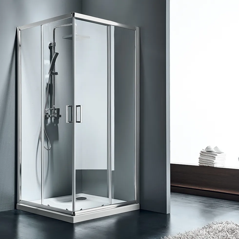 Καμπίνα ντουζιέρας Γωνιακής Εισόδου Corner Entry 70x70 (67-69 εκ.), Starlet Clear Chrome