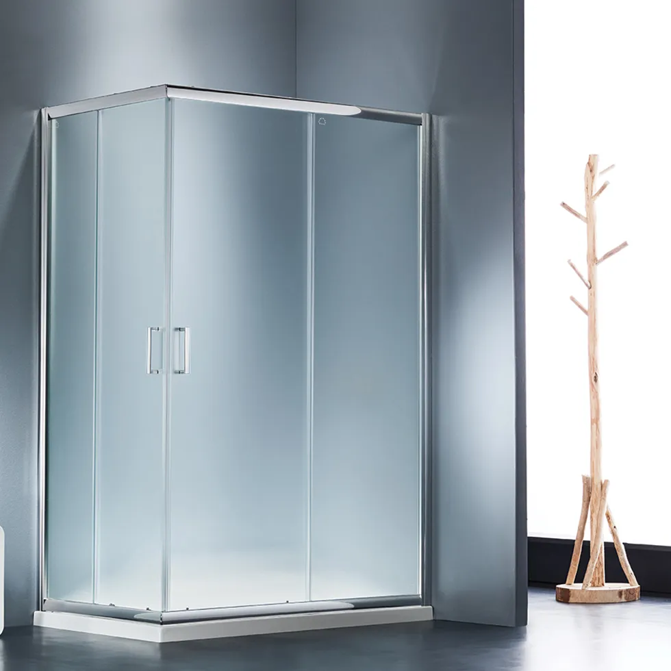 Καμπίνα ντουζιέρας Γωνιακής Εισόδου Corner Entry 90x72 (87-89 x 69-71 εκ.), Starlet Fabric Chrome