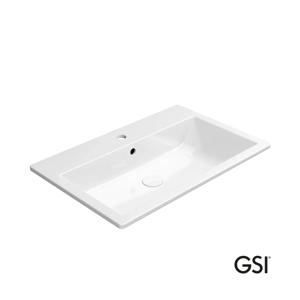 [500-9437-300] ΝΙΠΤΗΡΑΣ KUBE-X 70x46 (1 οπή) GSI WHITE