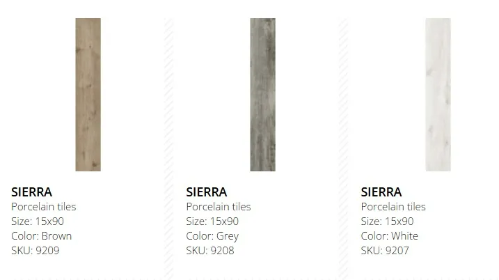 Sierra Grey 15X90
