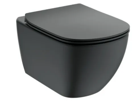 Tesi Κάλυμμα Λεκάνης Slim Soft Close Silk Black