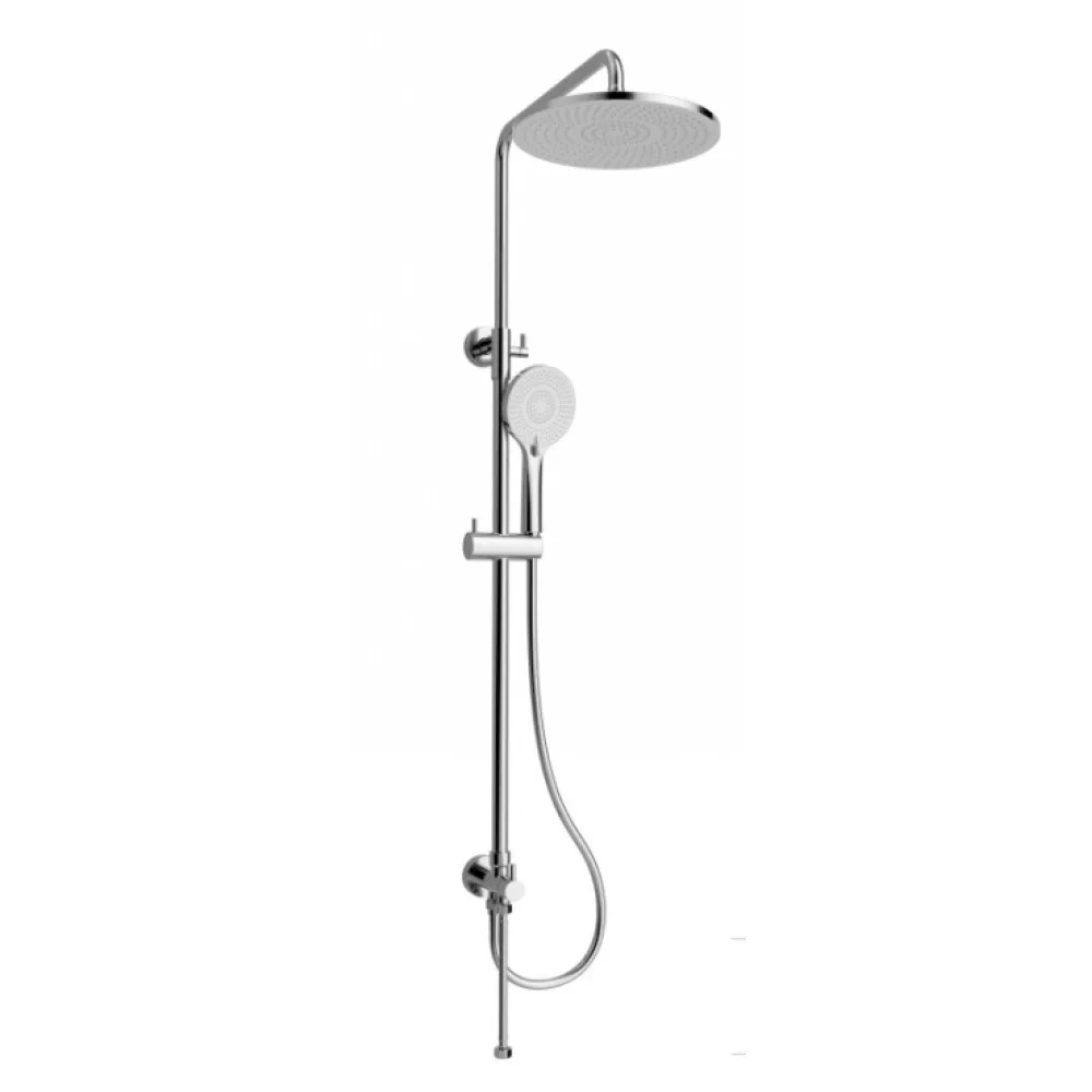 DC Venis Στήλη Ντους Χρωμέ ΙΙ Εξόδων Ρυθμ. 88-118cm