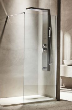 Σταθερό Πάνελ Ντουζιέρας Free Chrome (WALK-IN) WA180 - WA 70180 70Χ180cm