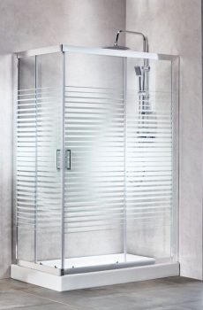 Καμπίνα NEW LINE Παραλληλόγραμμη Σεριγραφία - NL 72100 S 72Χ100cm