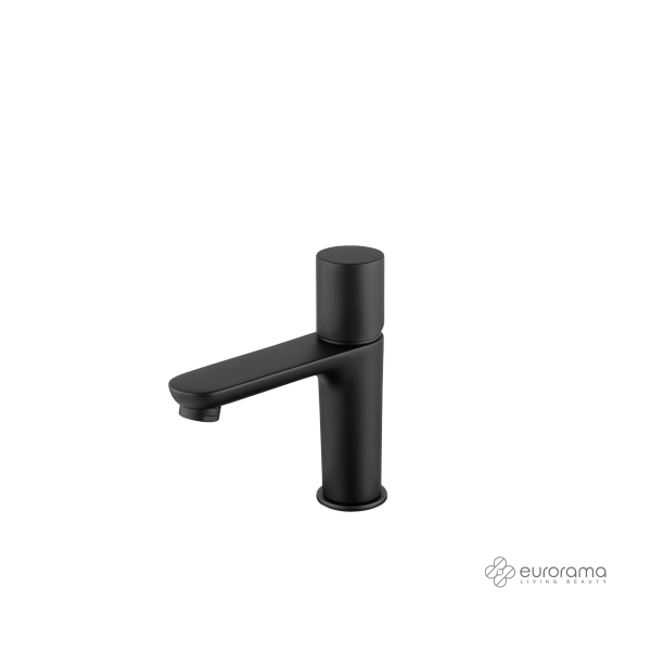 Μπαταρία Νιπτήρος Res-Pro με Αυτόματη Βαλβίδα Black Matt