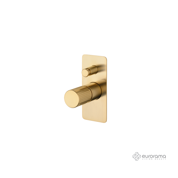 Μίκτης Εντοιχισμού 2 Εξόδων OSO Brushed Gold