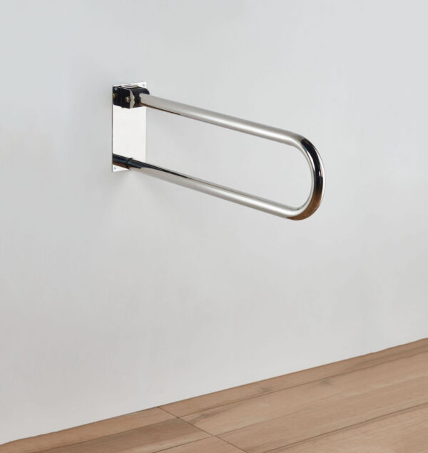 Ανακλινόμενη Μπάρα ΑΜΕΑ 75cm Inox Χρωμέ