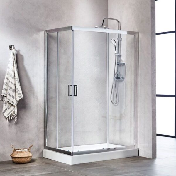 Καμπίνα NEW LINE Παραλληλόγραμμη Διάφανη - NL 72100 72Χ100cm