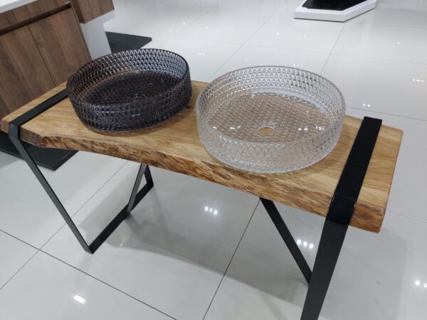 GL 07 BLACK Φ40 (ΝΙΠΤΗΡΑΣ ΓΥΑΛΙΝΟΣ)GL 07 BLACK Φ40 (GLASS WASHBASIN)