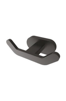 PL18806N PLANET ΑΓΓΙΣΤΡΟ ΔΙΠΛΟ  BLACK MATTPL18806N PLANET DOUBLE TOWEL HANGER BLACK MATT