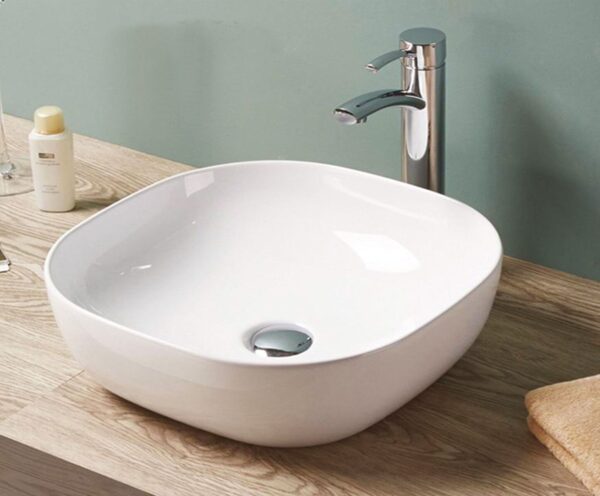 SPA041  SPACE ΝΙΠΤΗΡΑΣ ΕΠΙΚΑΘΗΜΕΝΟΣ 41.5x41.5x14.5cmSPA041 SPACE MOUNTED WASHBASIN 41.5x41.5x14.5cm