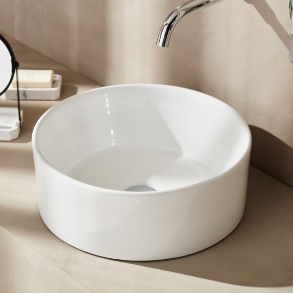 STY040  STYLE ΝΙΠΤΗΡΑΣ ΕΠΙΚΑΘΗΜΕΝΟΣ Φ40cmSTY040 STYLE MOUNTED WASHBASIN Φ40cm