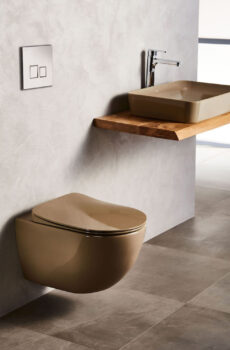 FREE ΛΕΚΑΝΗ ΚΡΕΜΑΣΤΗ CAPPUCINO MATT (FE320-11CM00E-0000) ΧΩΡΙΣ ΚΑΛΥΜΜΑFREE WALL HUNG PAN CAPPUCINO MATT (FE320-11CM00E-0000) NO COVER