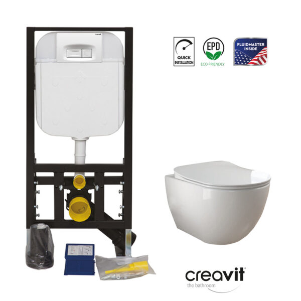 SET 5003-100 GR5003 ΚΑΖ ΕΝΤΟΙΧ-GP9004.00-FIT325-FIT26005003-100 SET GR5003 CONCEALED CISTERN GP9004.00-FIT325-FIT2600