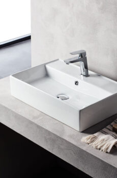 STR56 STRATA 2 NEW ΝΙΠΤΗΡΑΣ ΕΠΙΚΑΘΗΜΕΝΟΣ 56x38x12cmSTR56 STRATA 2 NEW MOUNTED WASHBASIN 56x38x12cm