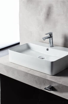 STR60 STRATA 1 NEW ΝΙΠΤΗΡΑΣ ΕΠΙΚΑΘΗΜΕΝΟΣ 60.5x41.5x13cmSTR60 STRATA 1 NEW MOUNTED WASHBASIN 60.5x41.5x13cm