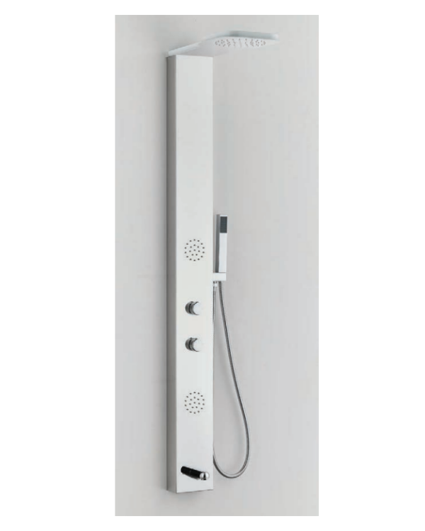 53300 ROMA TONDO EX ΣΤΗΛΗ 4 ΕΞΟΔΩΝ CHROME53300 ROMA TONDO EX SHOWER PANEL CHROME