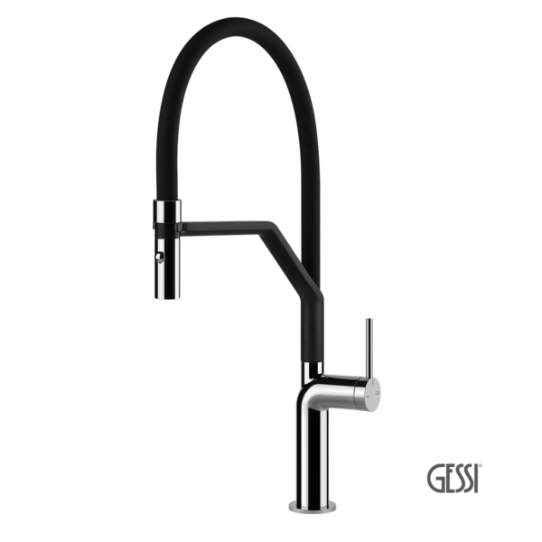 Μπαταρία Νεροχύτη Κουζίνας Stelo Gessi Chrome